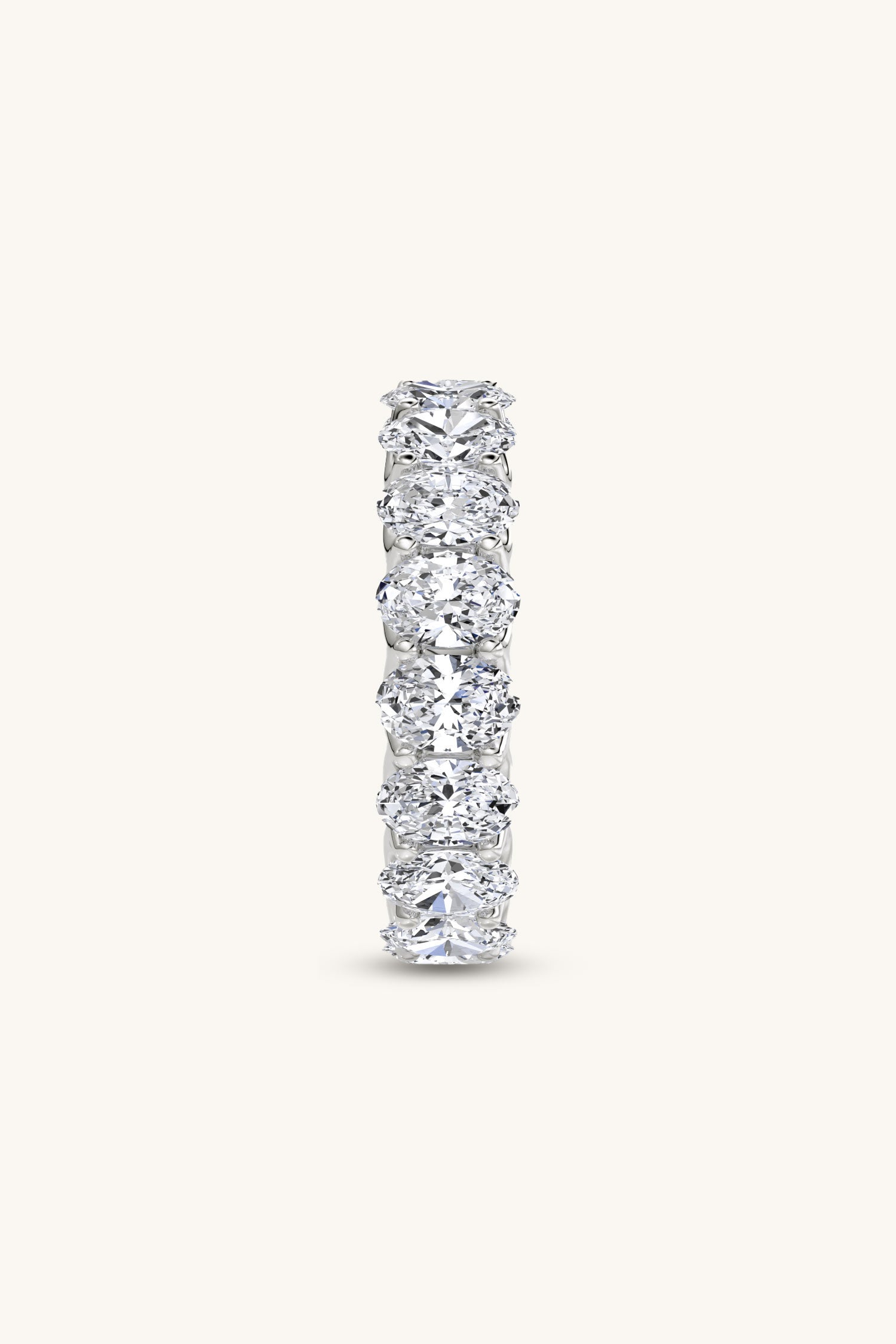 Celeste Oval Diamond Eternity Band