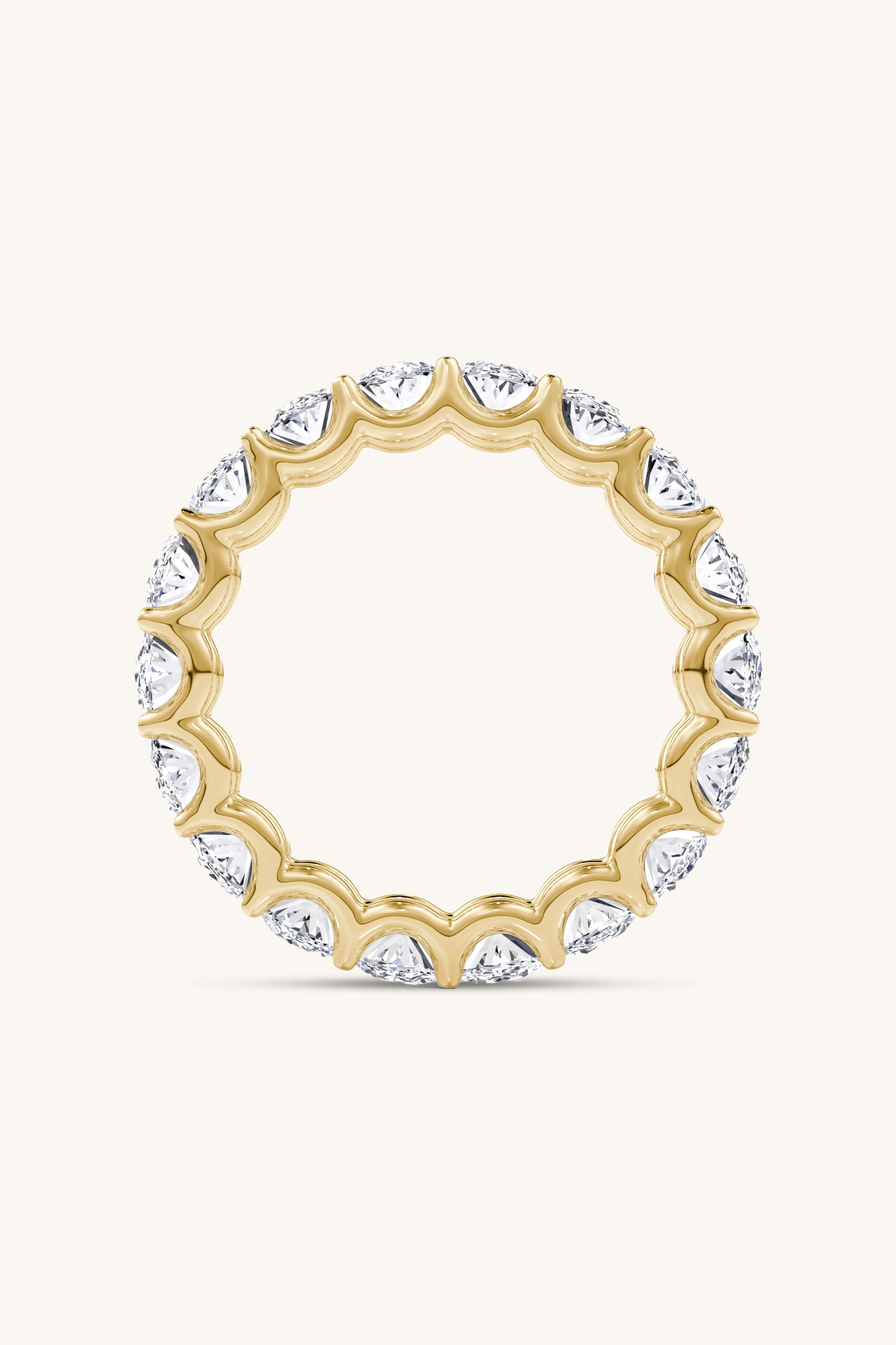 Celeste Oval Diamond Eternity Band