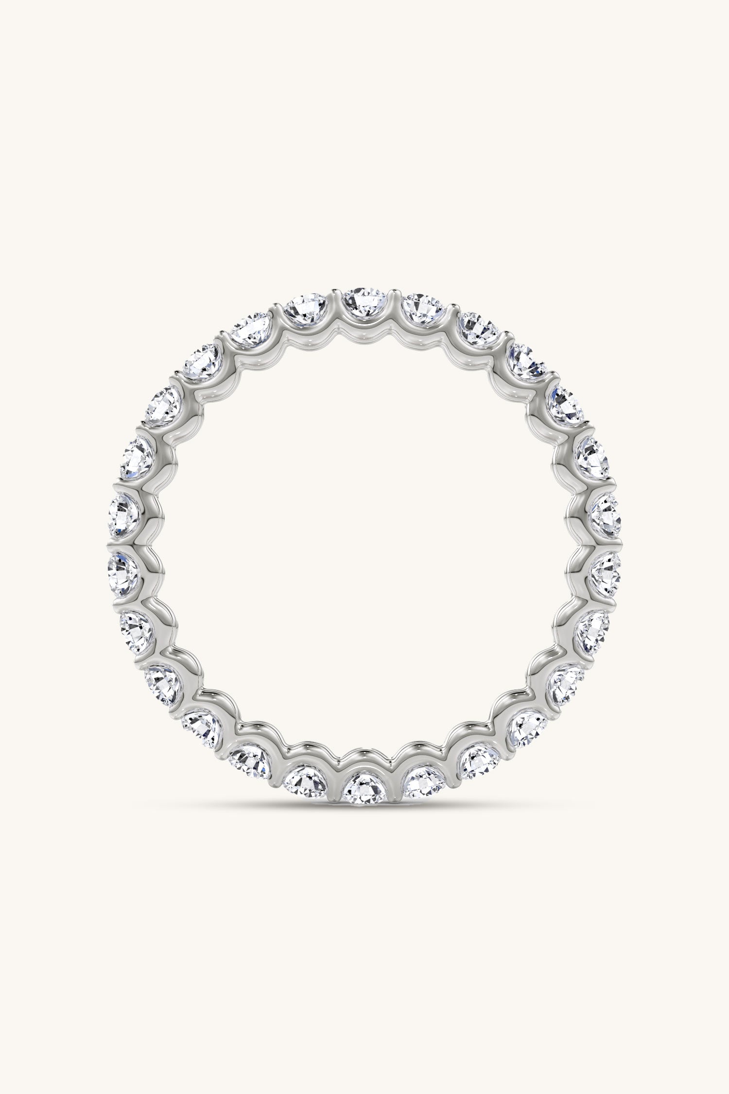 Celeste Round Brilliant Diamond Eternity Band