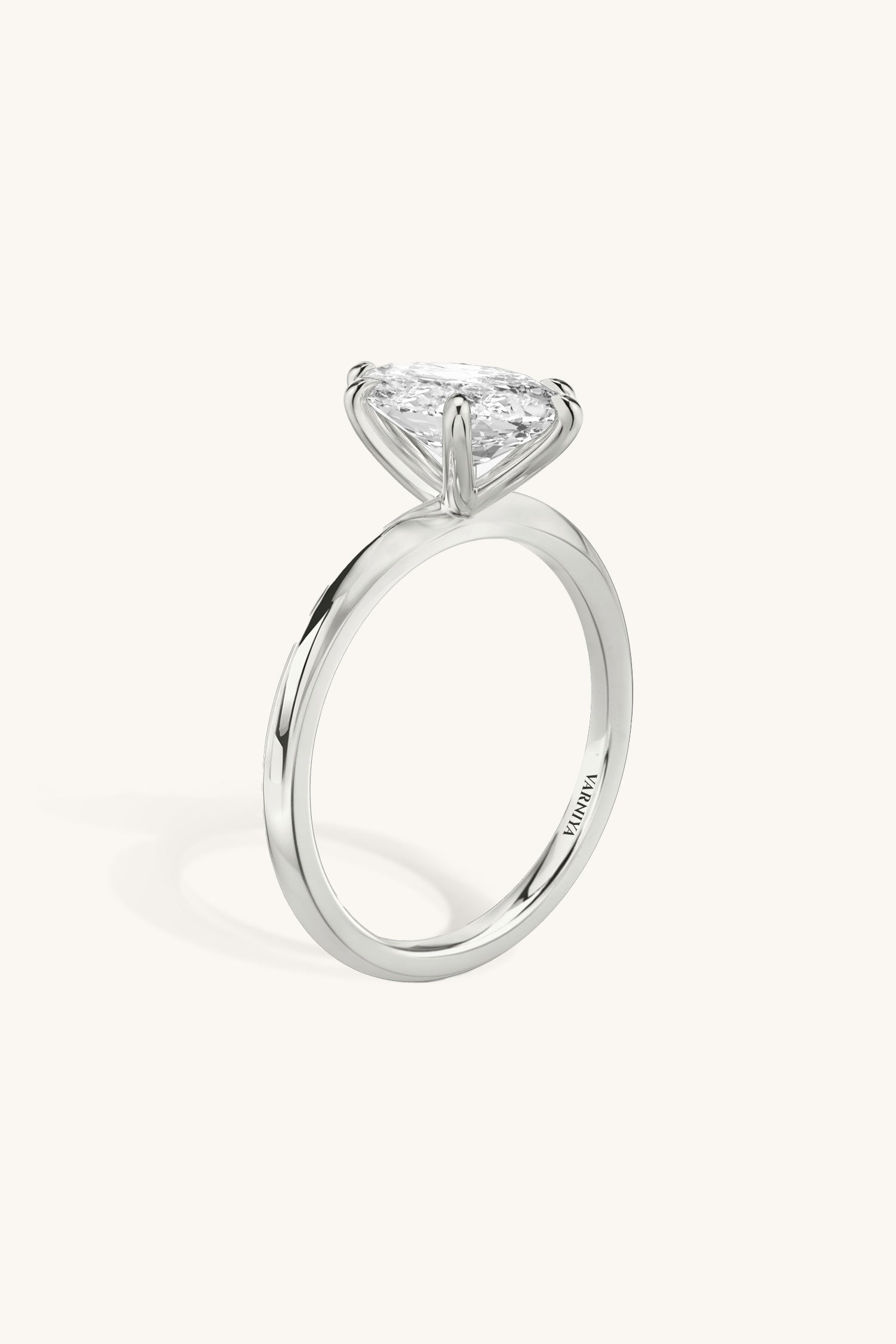 Amália Marquise Solitaire Ring