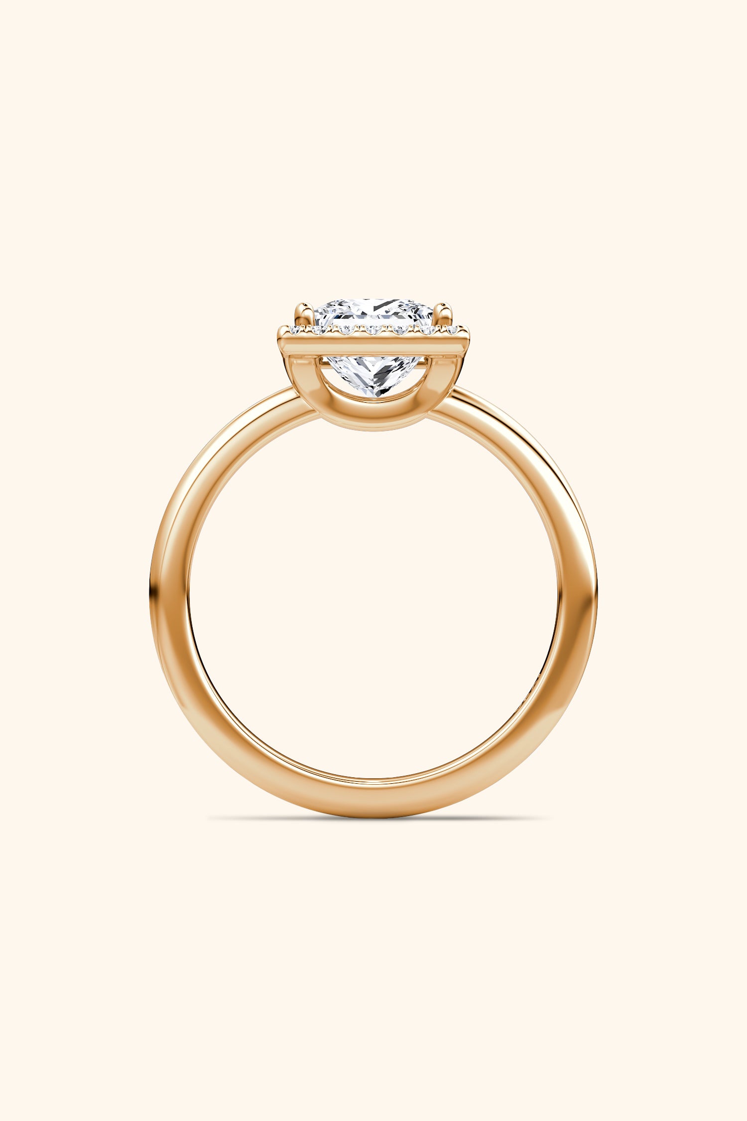 Princess Solitaire Ring