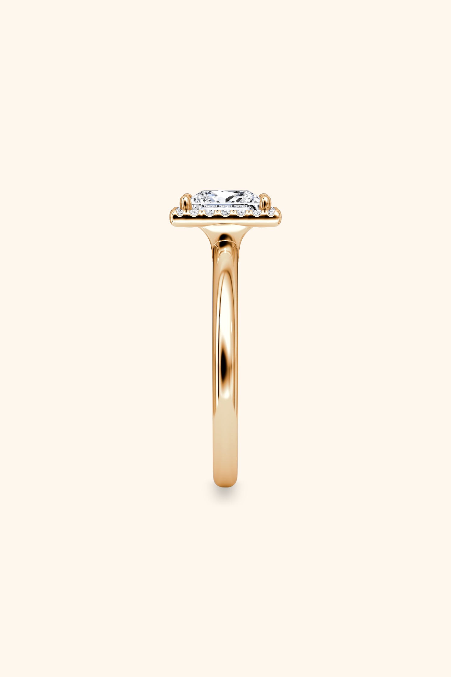 Princess Solitaire Ring