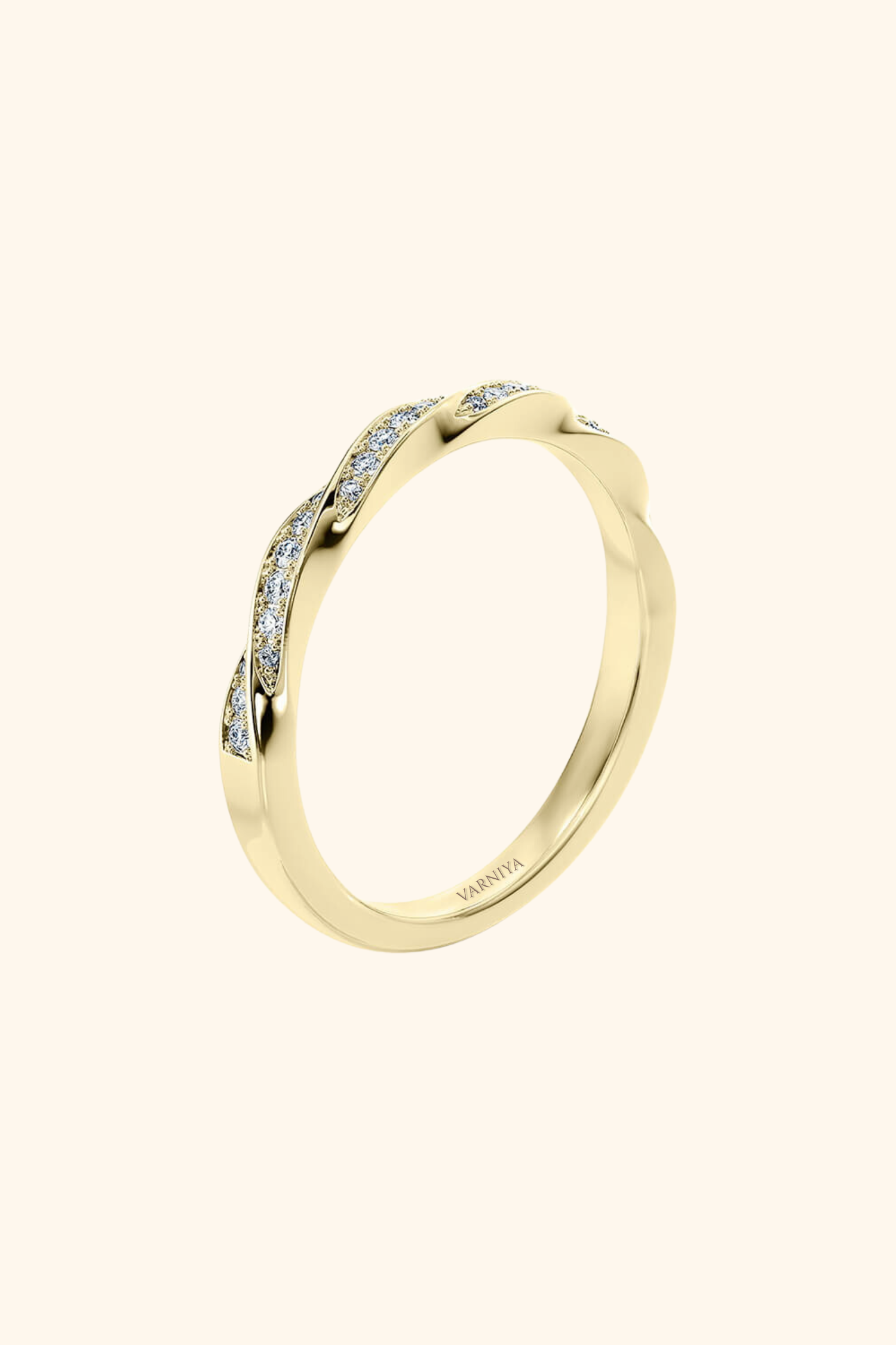 Aeon Wedding Pavé Band