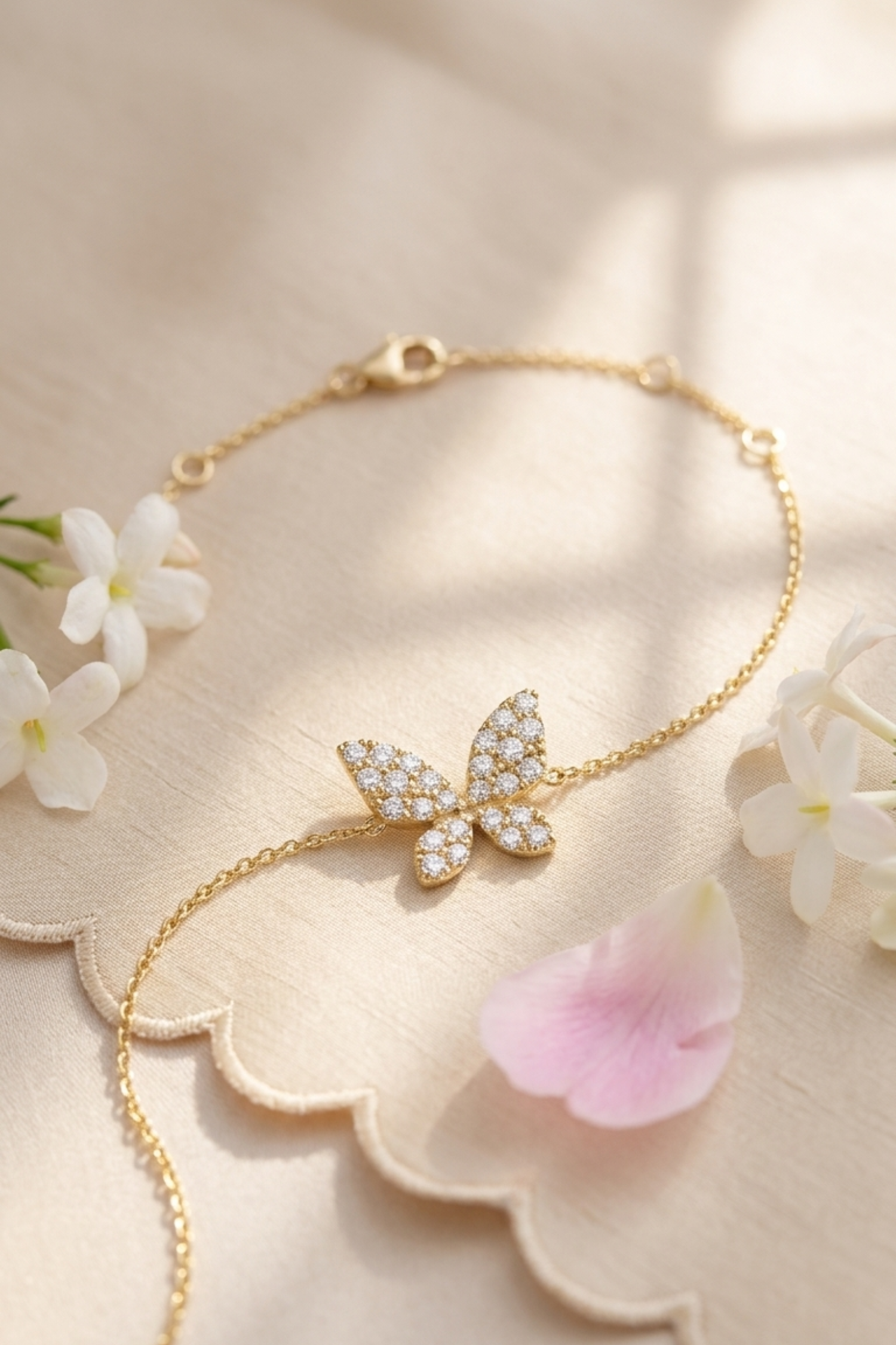 Pavé Butterfly Bracelet