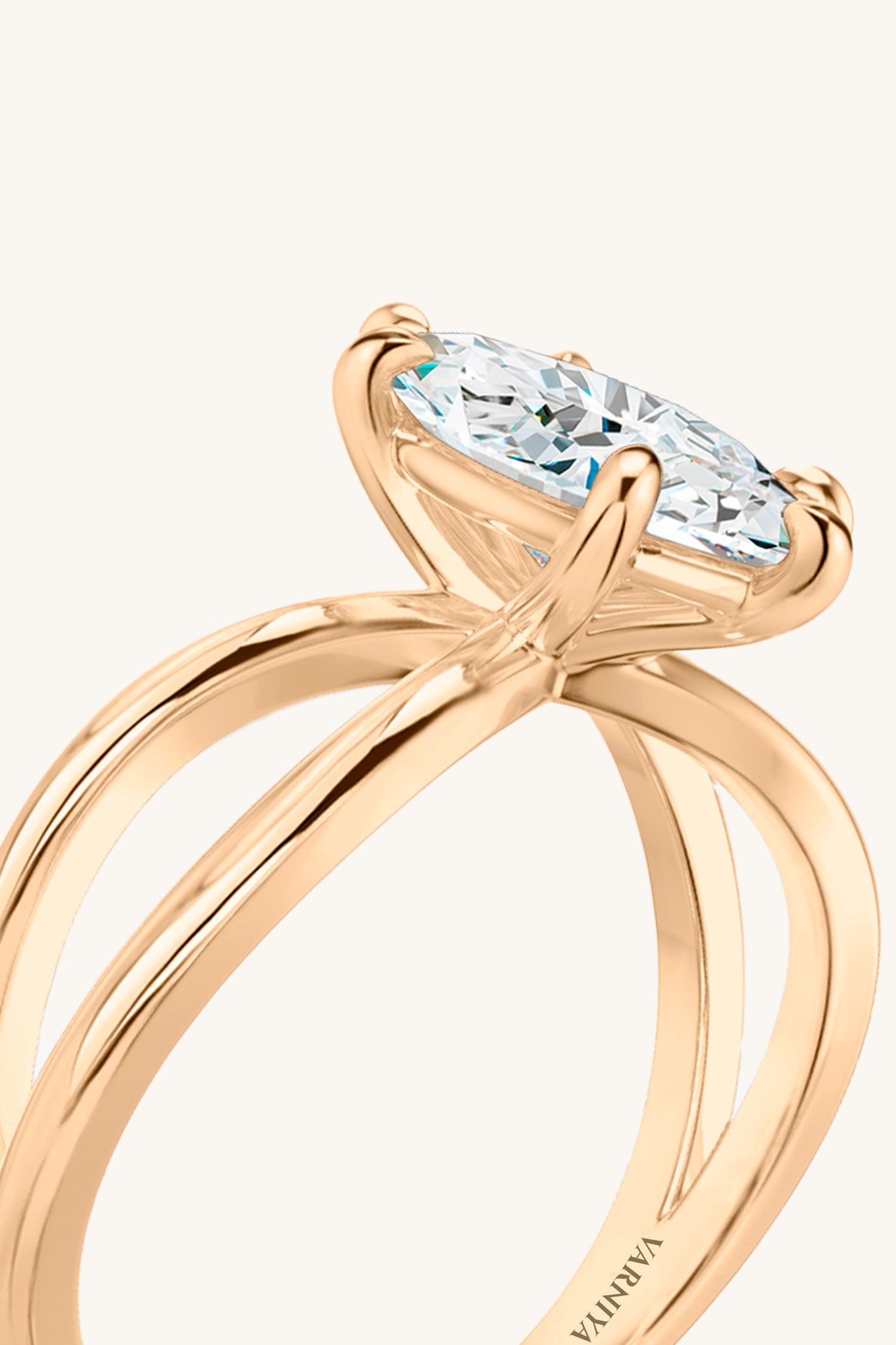 Luisa Marquise Solitaire Ring