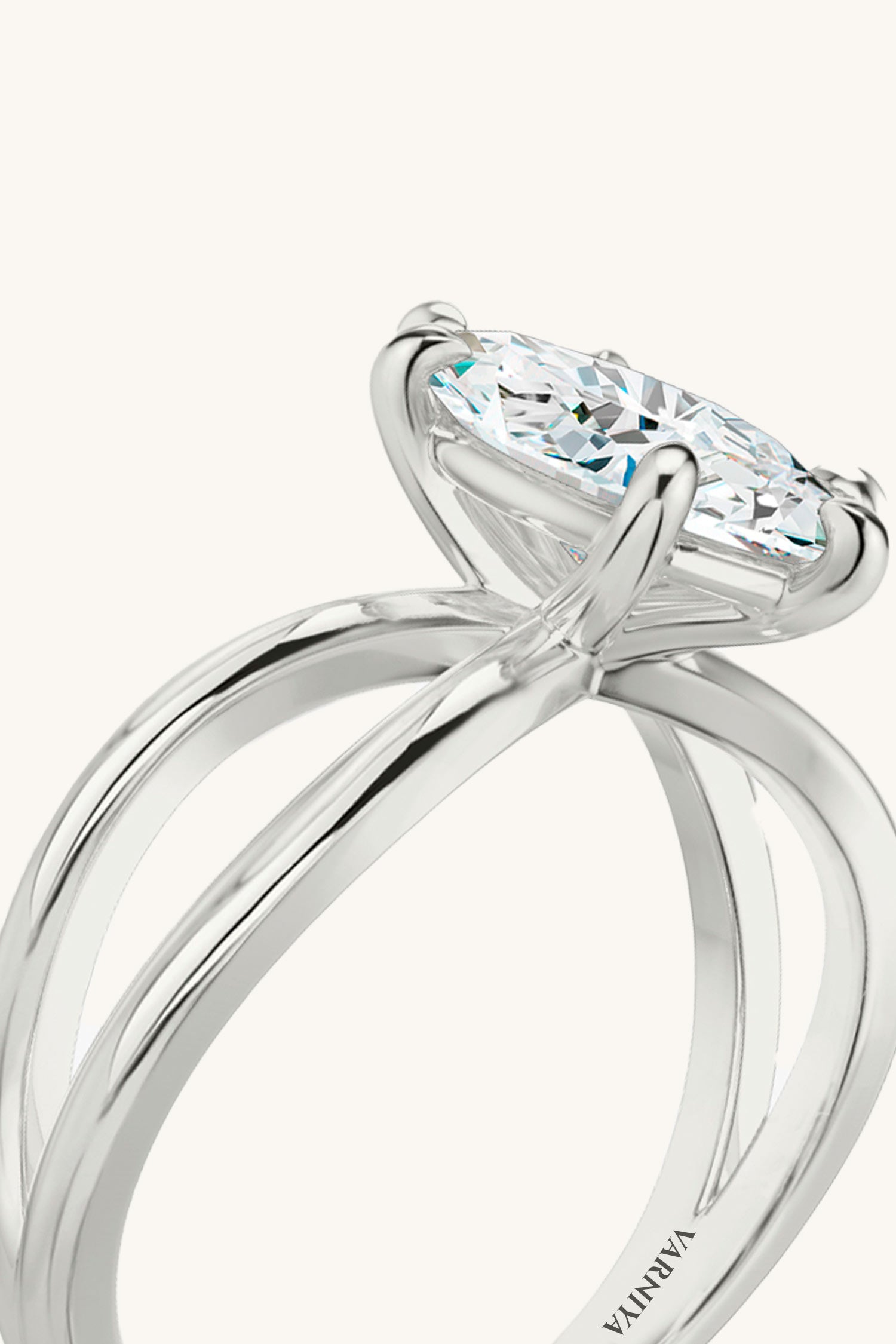 Luisa Marquise Solitaire Ring