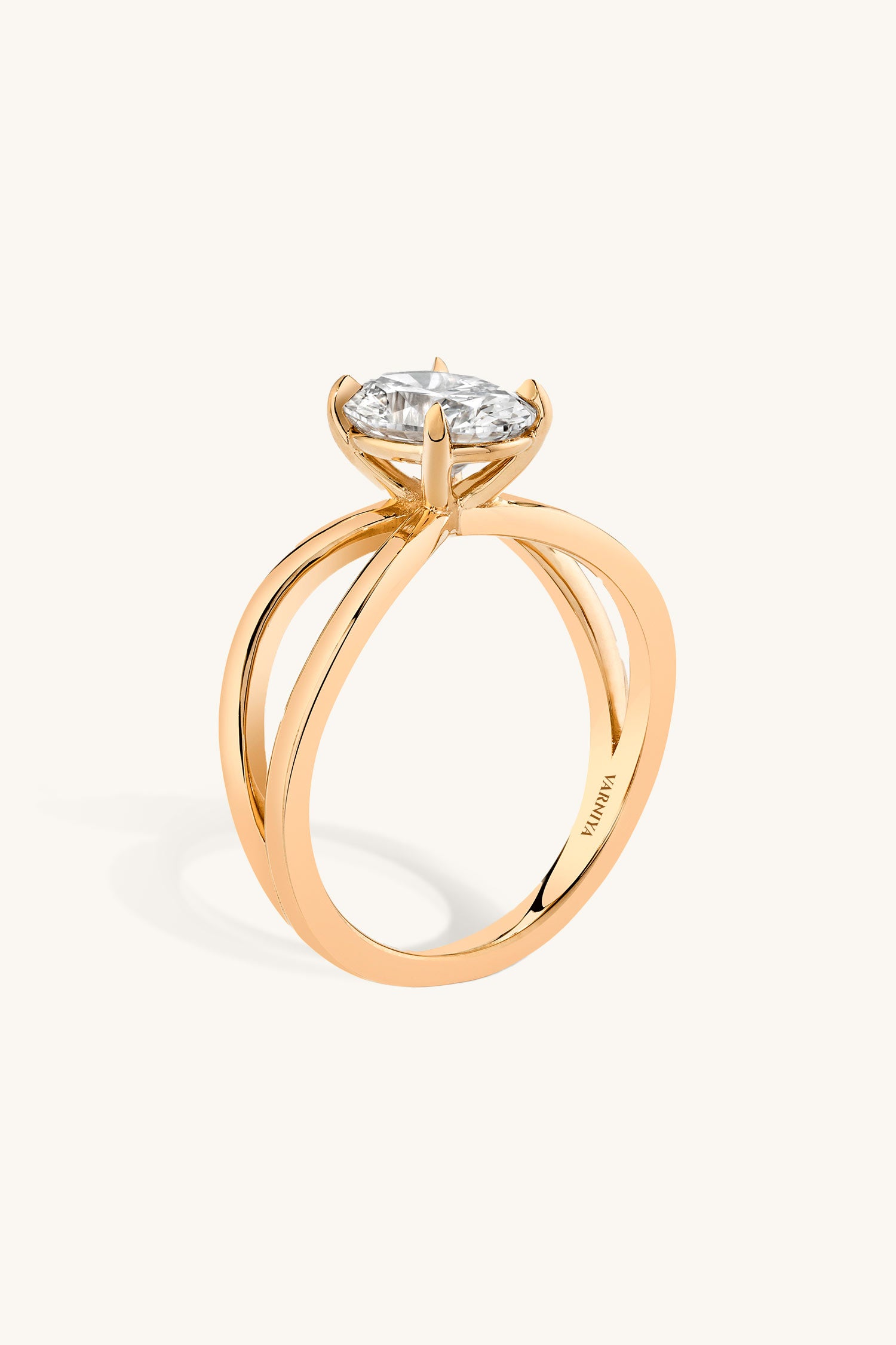 Luisa Oval Solitaire Ring