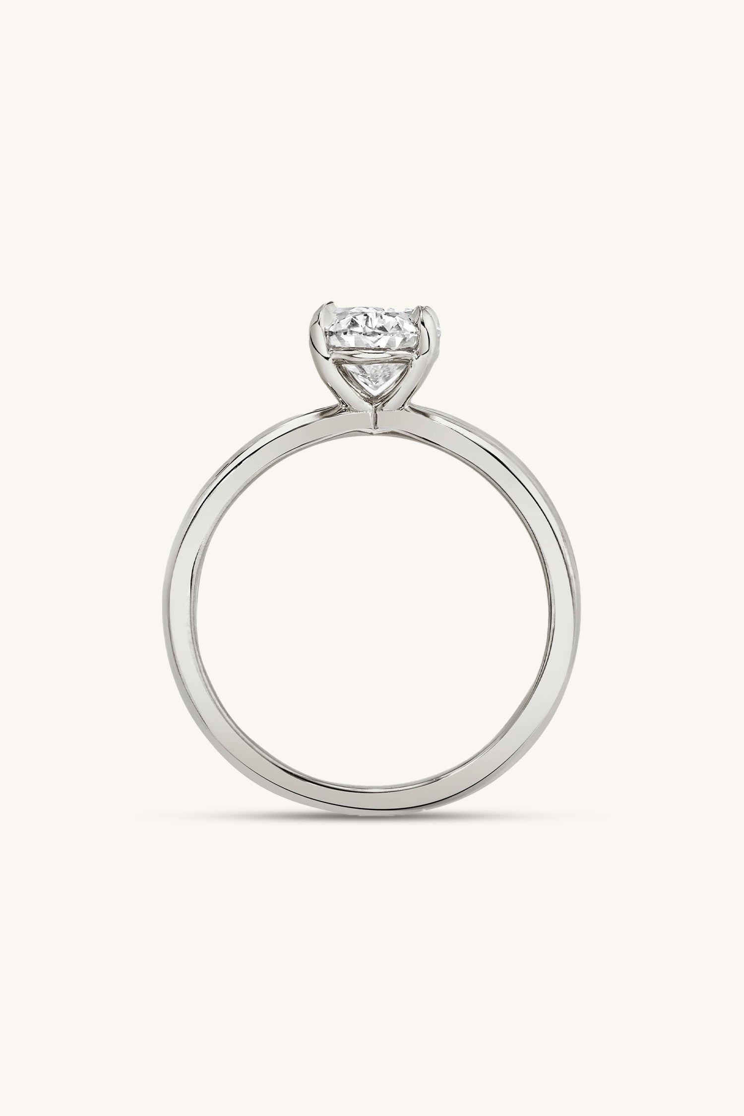 Luisa Oval Solitaire Ring