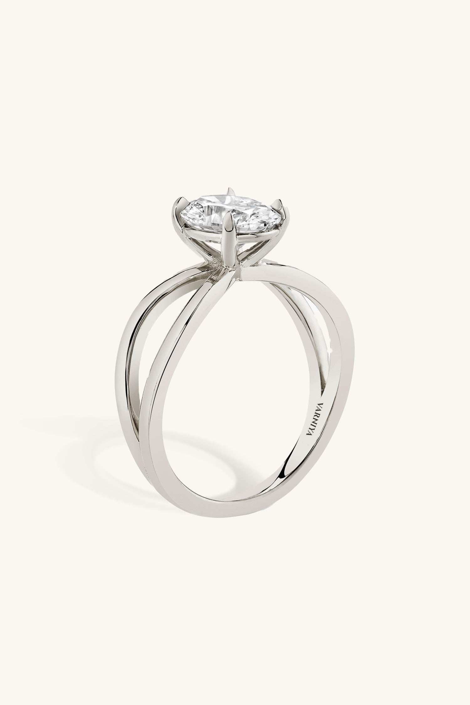 Luisa Oval Solitaire Ring