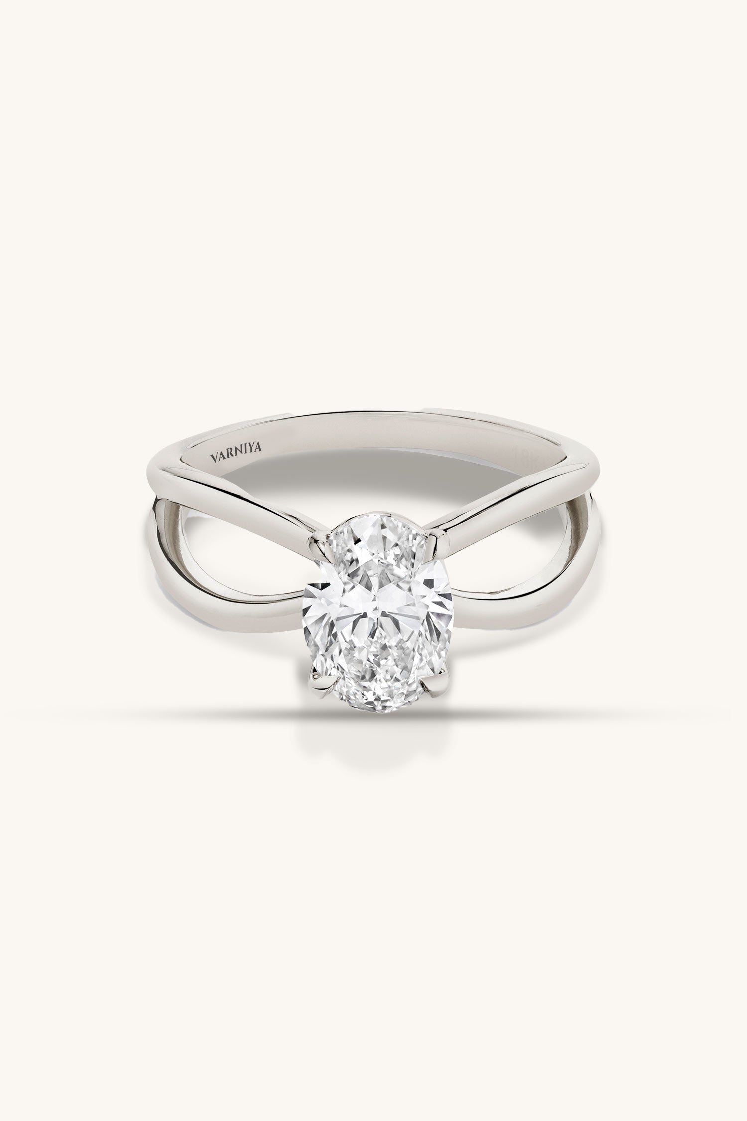 Luisa Oval Solitaire Ring