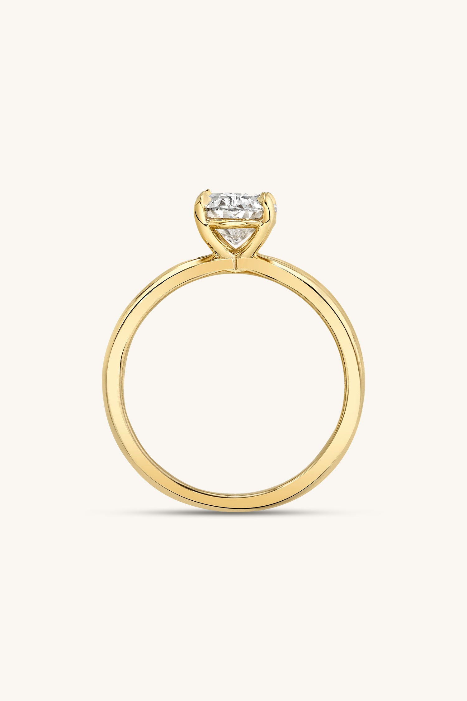 Luisa Oval Solitaire Ring