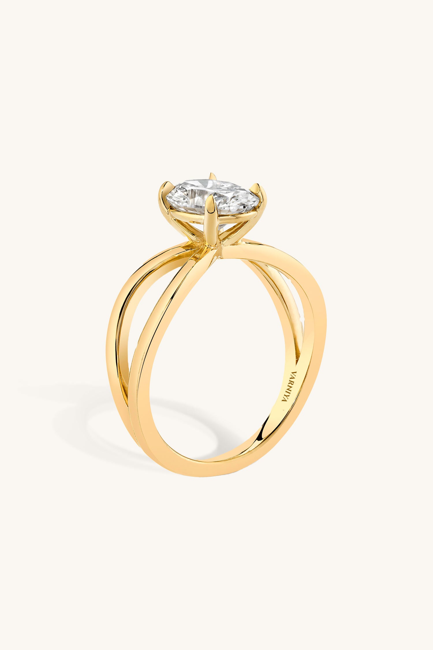 Luisa Oval Solitaire Ring