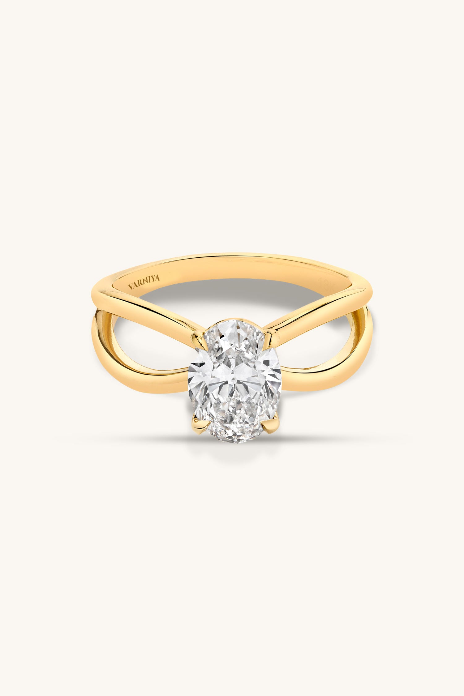 Luisa Oval Solitaire Ring