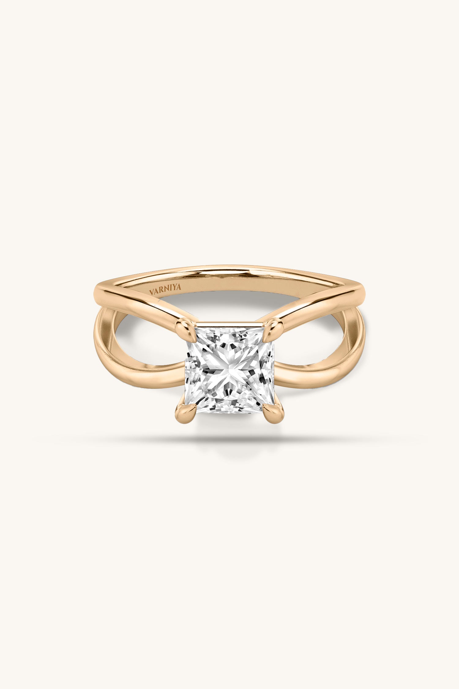 Luisa Princess Solitaire Ring