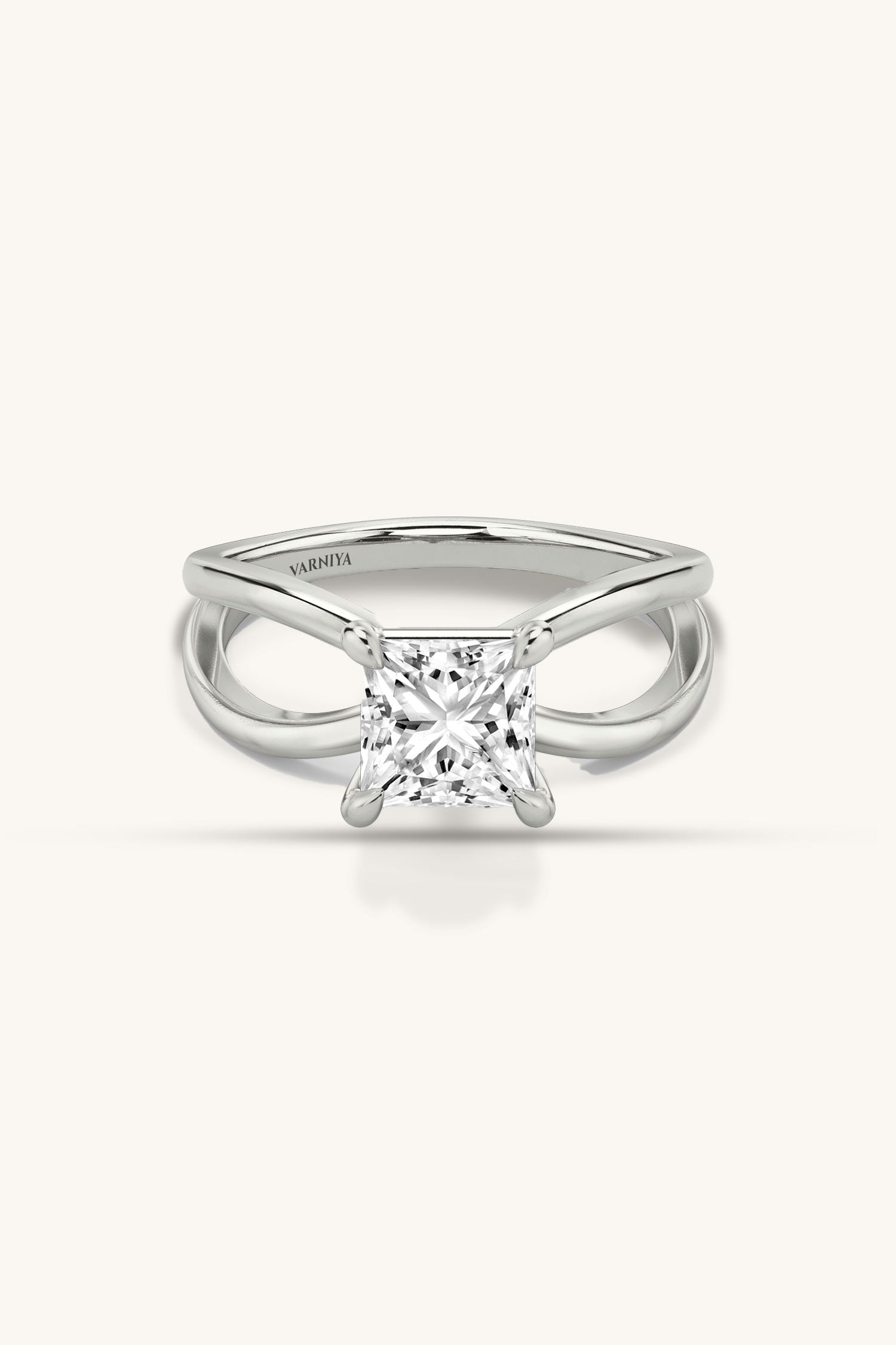 Luisa Princess Solitaire Ring