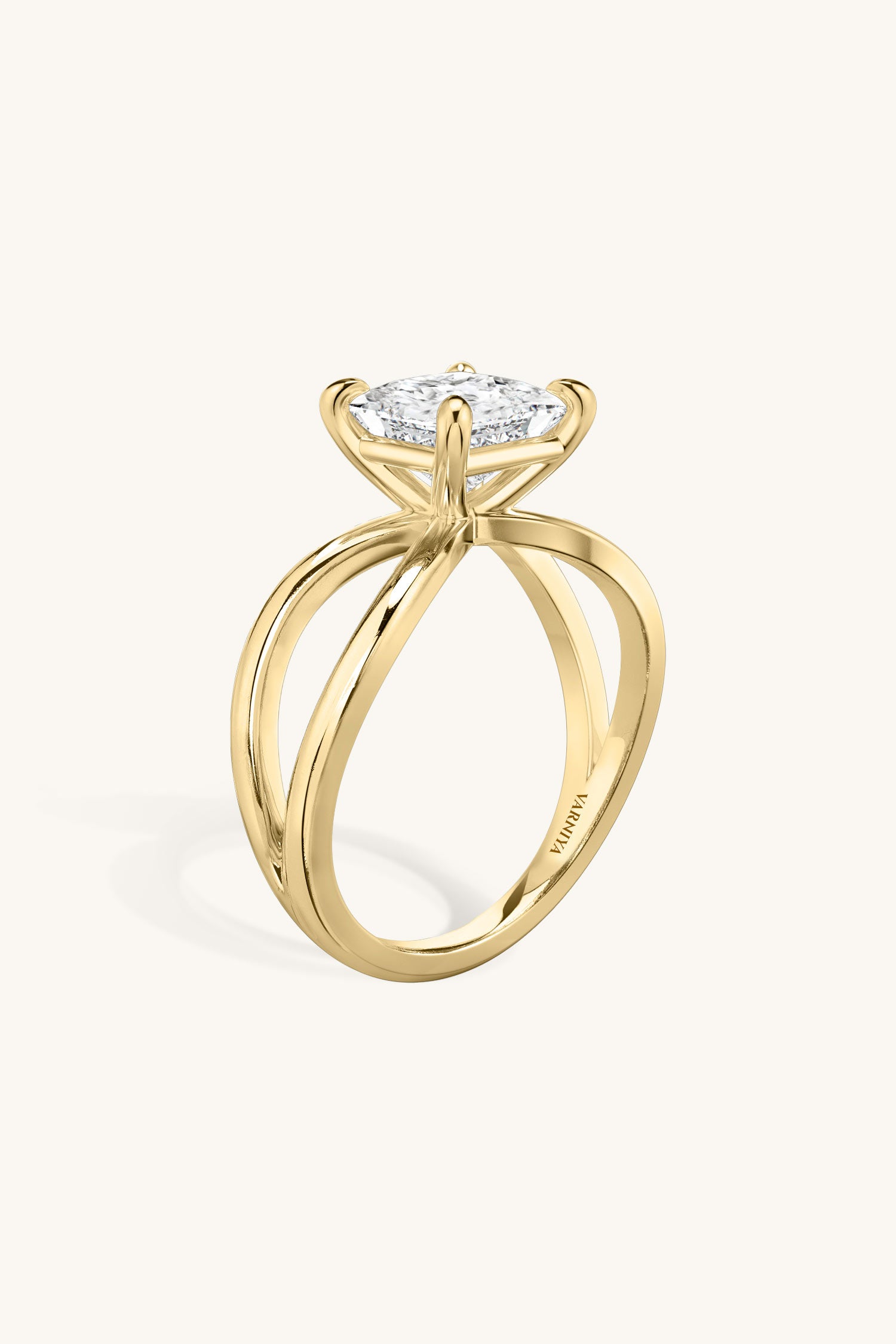 Luisa Princess Solitaire Ring