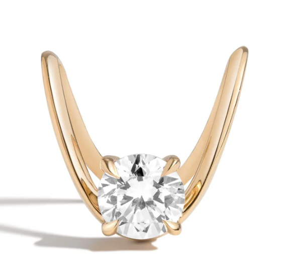 Valentina V-Band Engagement Ring