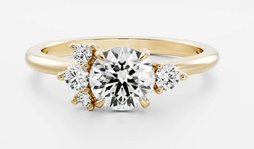 Estrella Cluster Engagement Ring