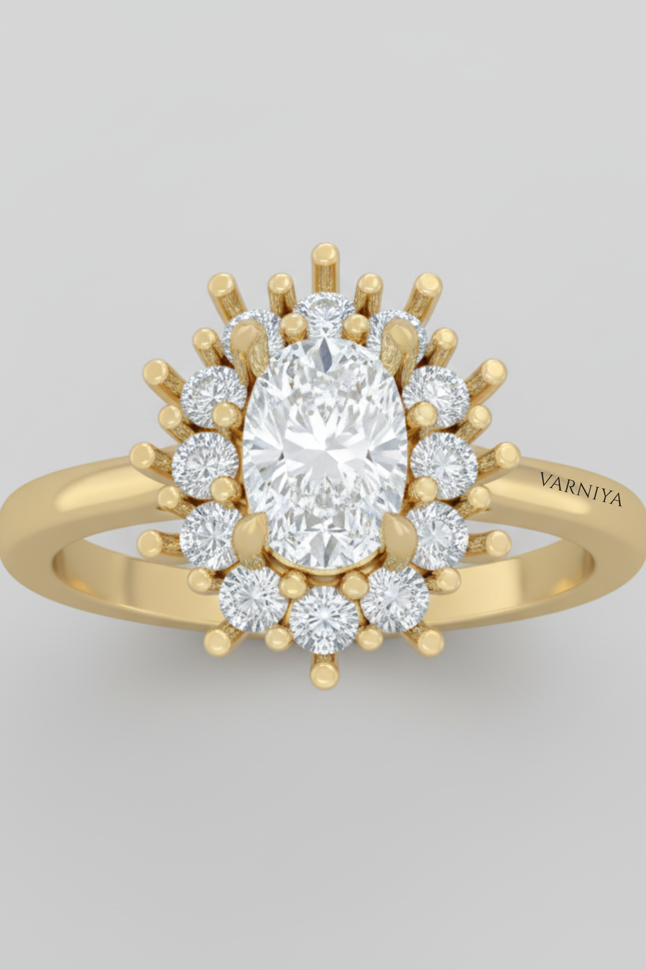 Regalia Floral Cluster Engagement Ring