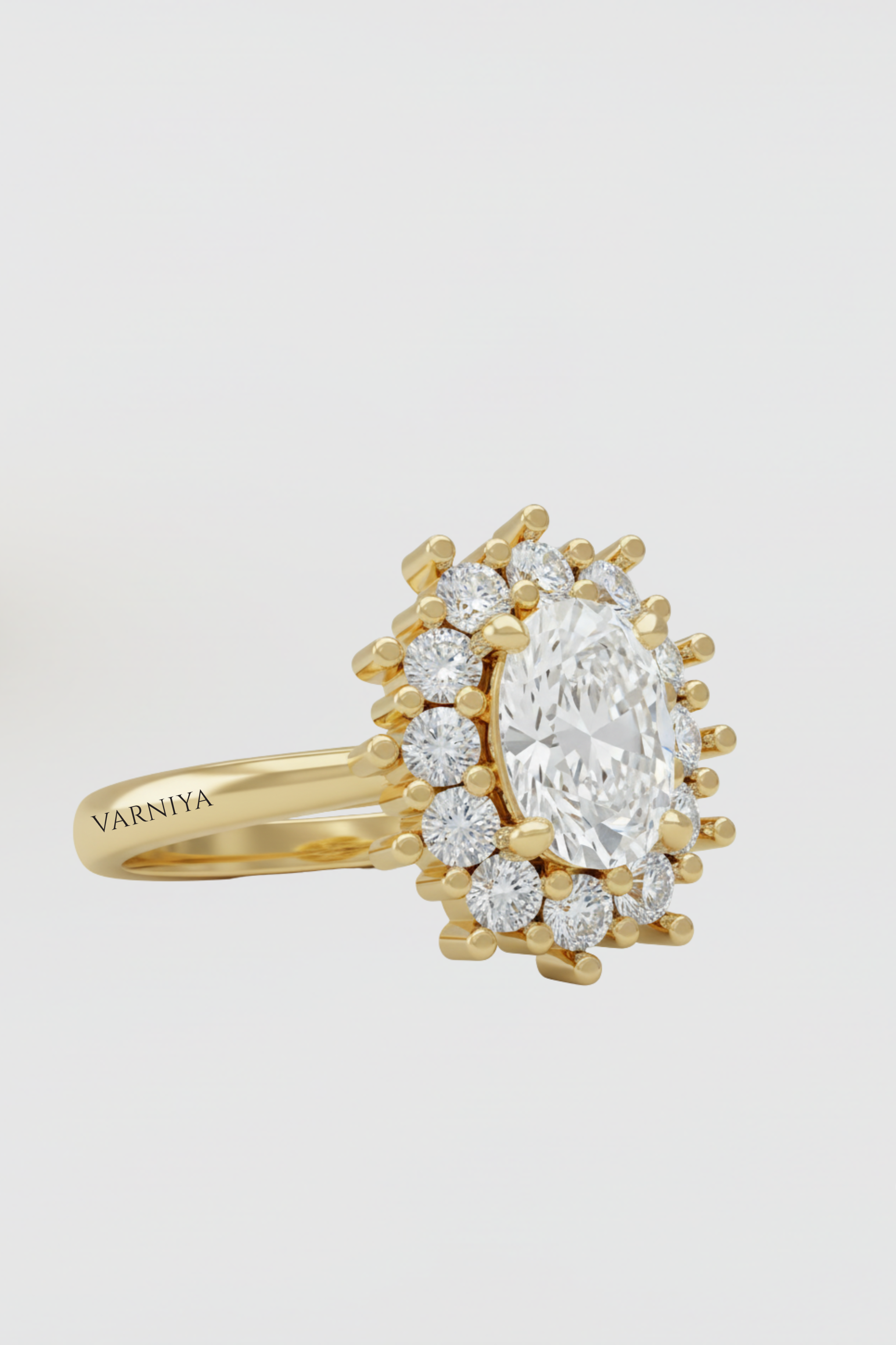 Regalia Floral Cluster Engagement Ring