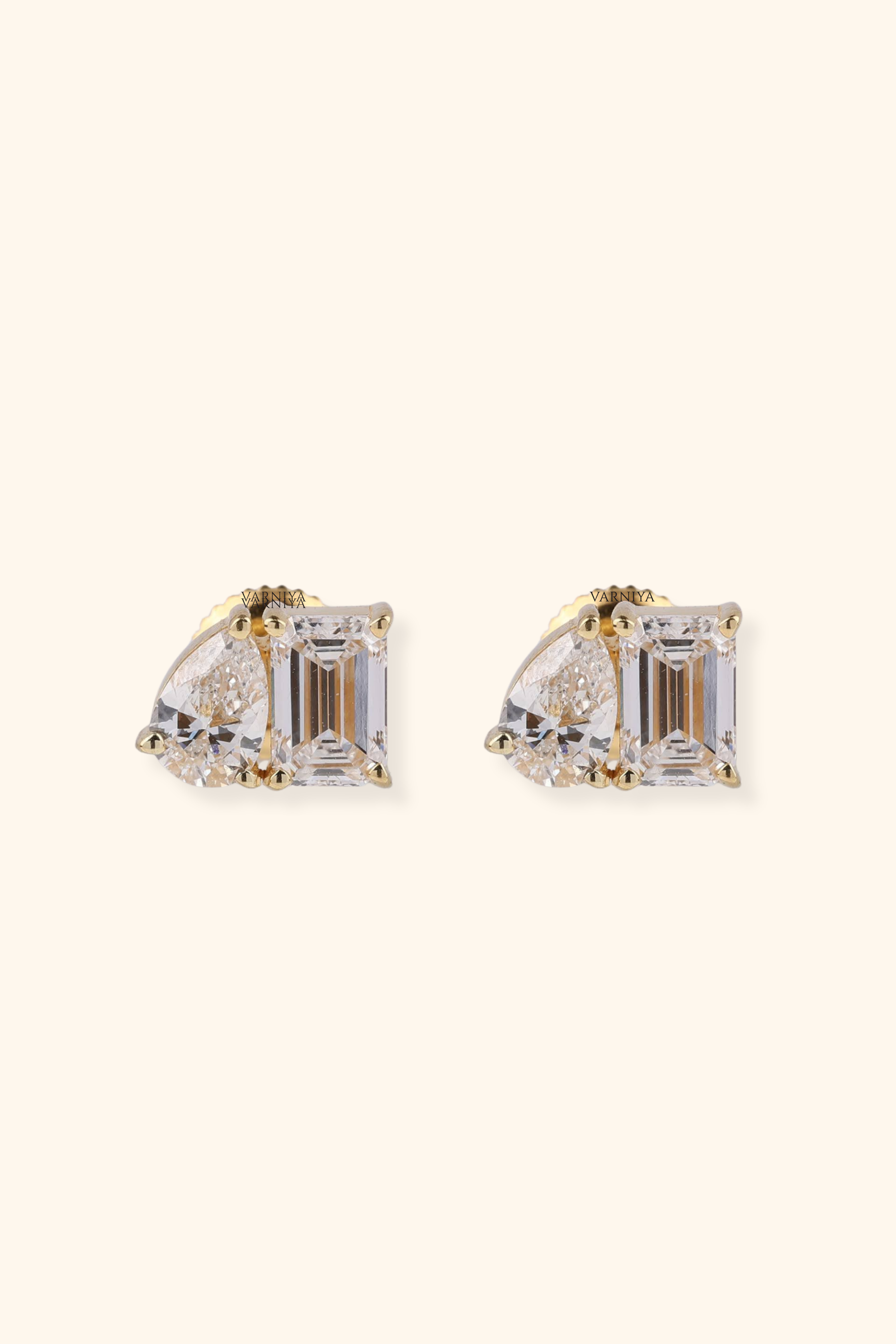 Vera Emerald Pear Earrings
