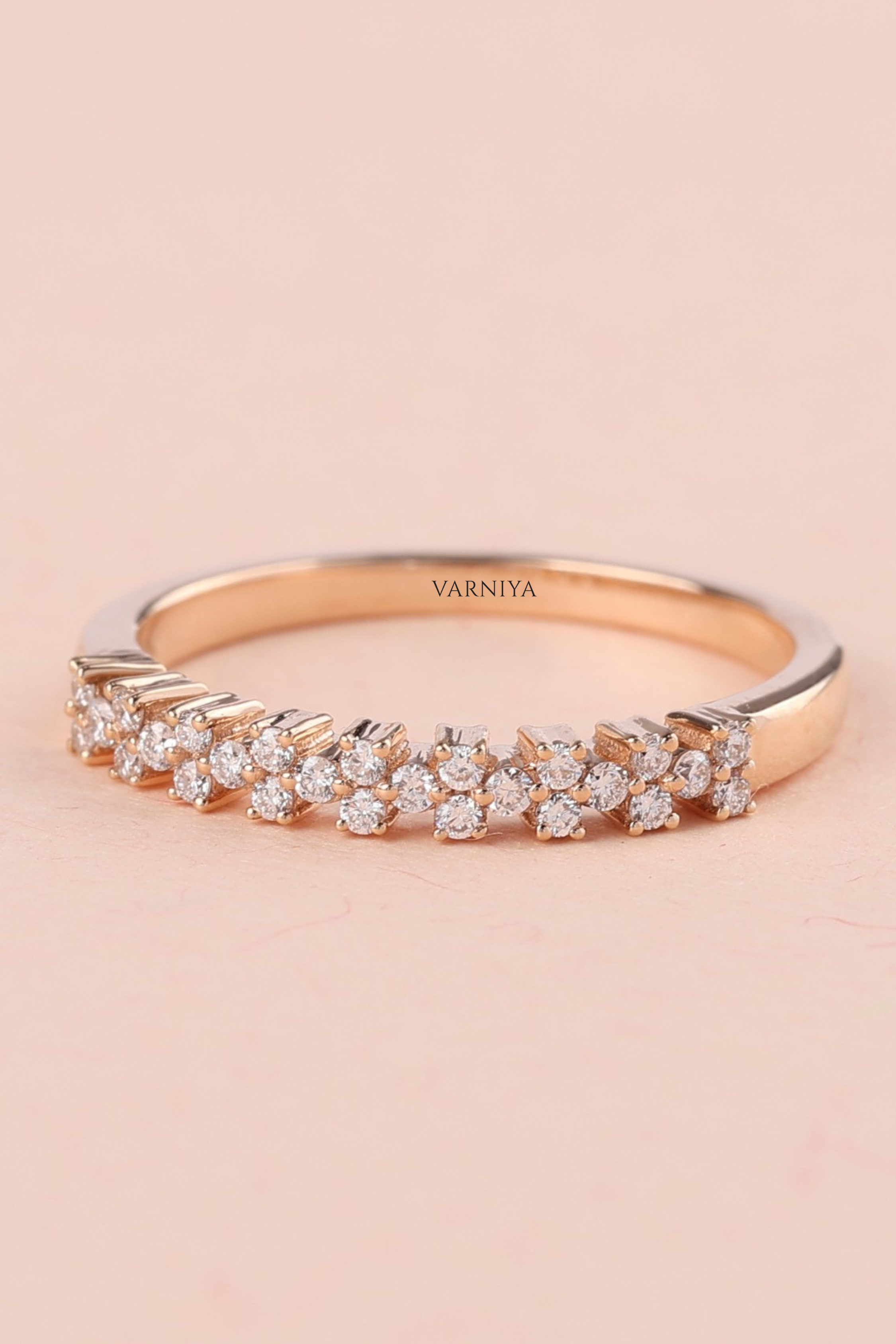 The Maravilla Layered Diamond Pavé Band