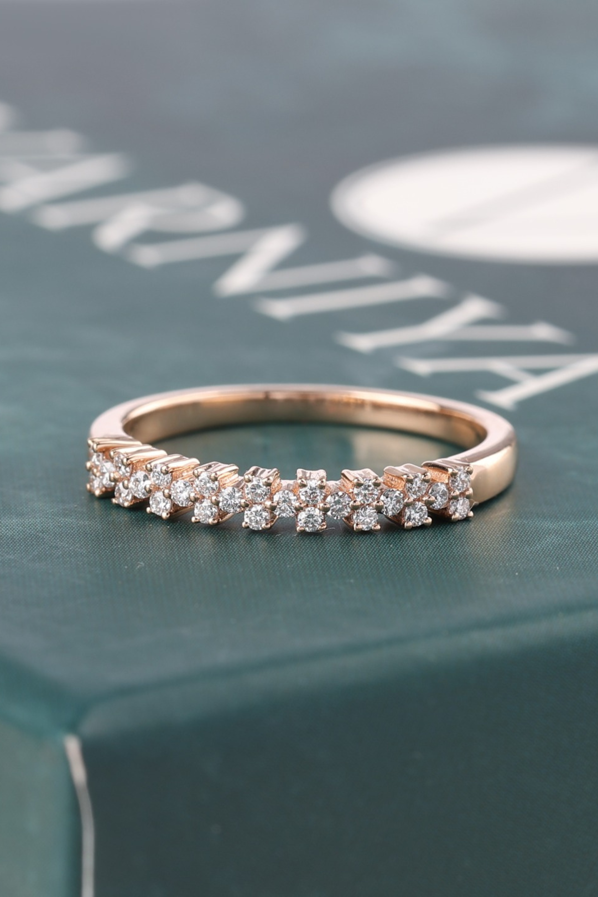 The Maravilla Layered Diamond Pavé Band