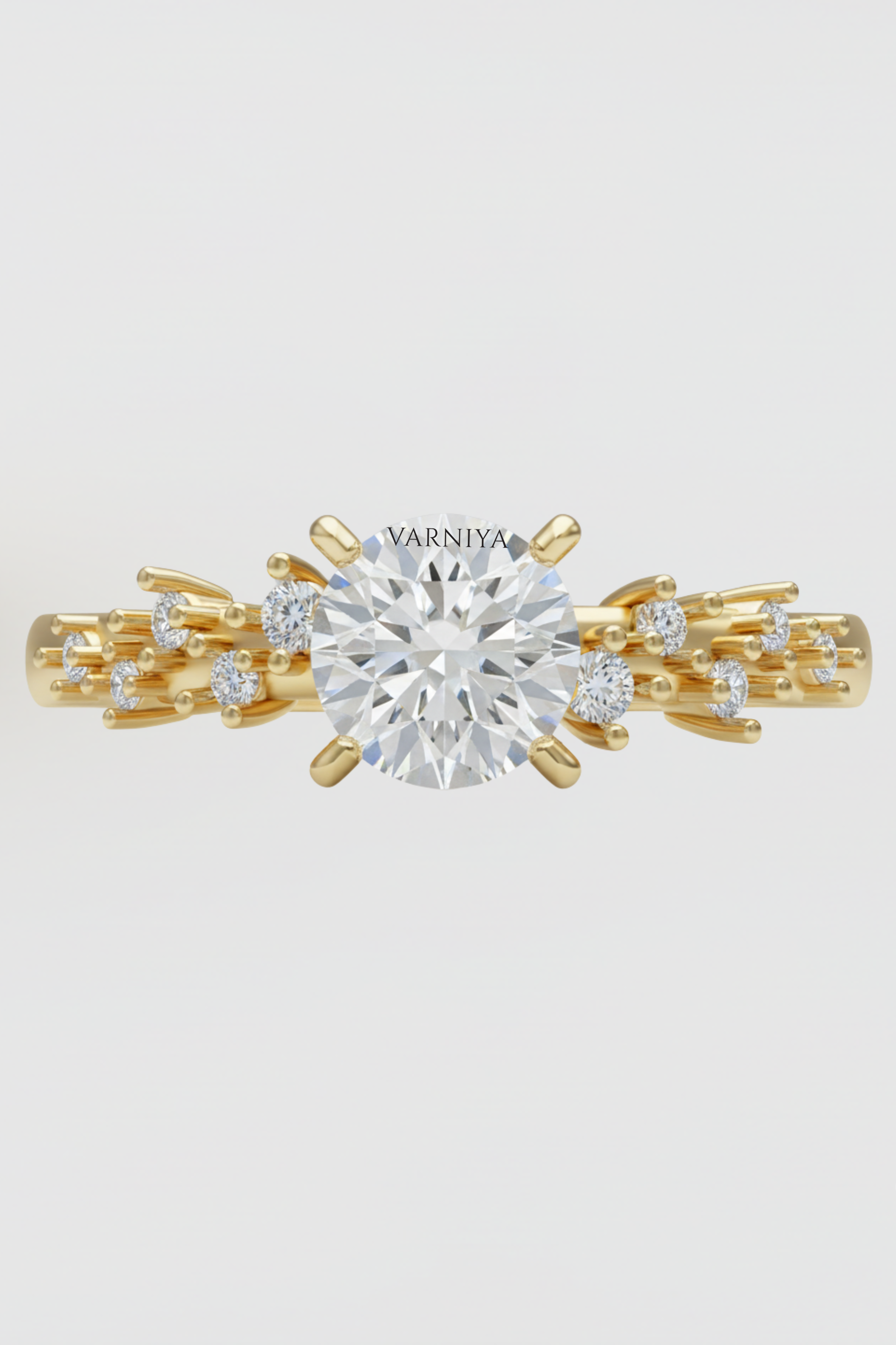 Starlina Round Brilliant Cluster Ring