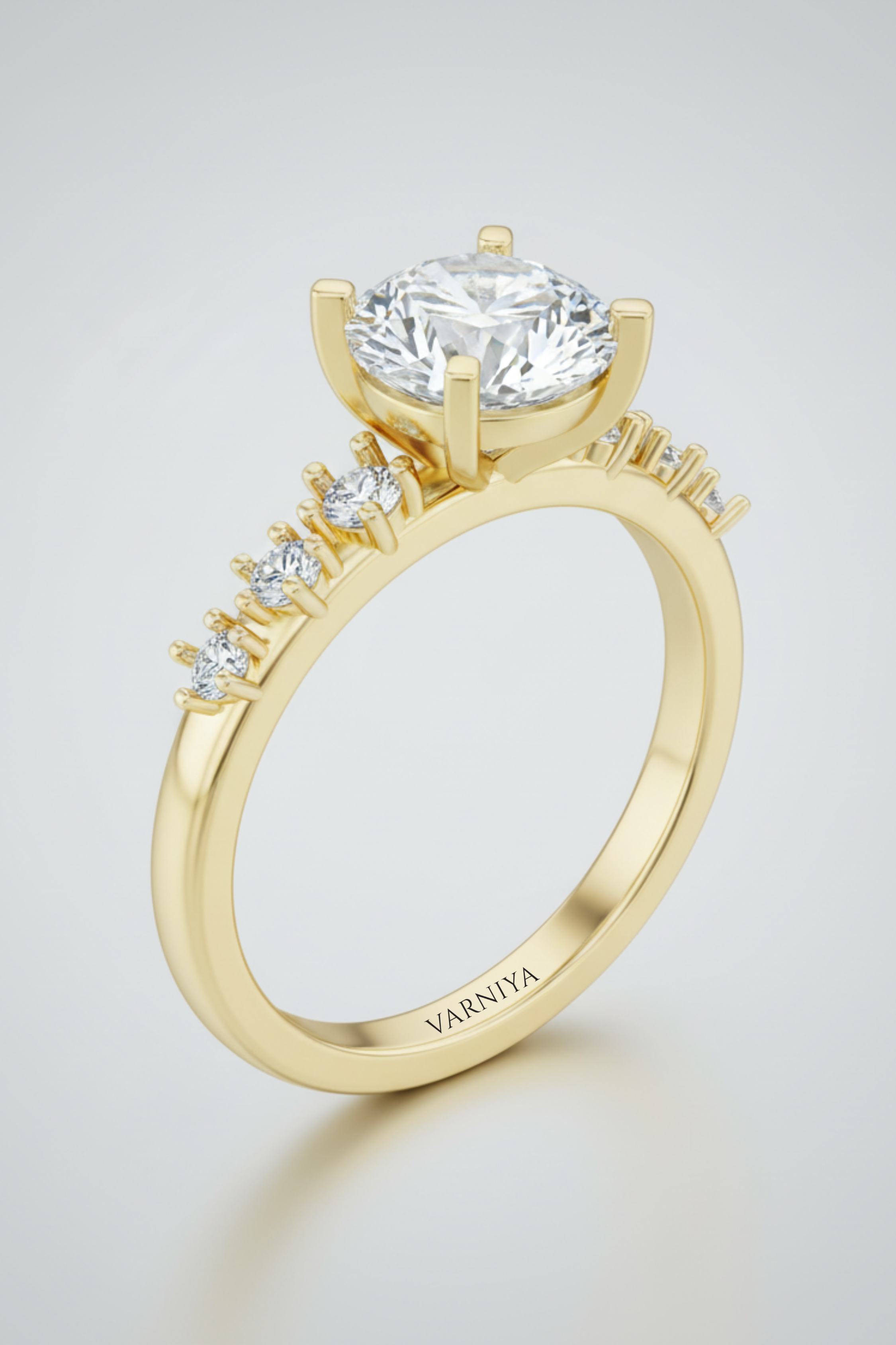 Stella 6-Prong Round Brilliant Engagement Ring