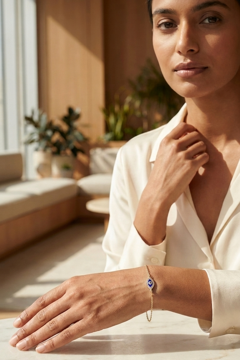 Pavé Evil Eye Forever Bracelet
