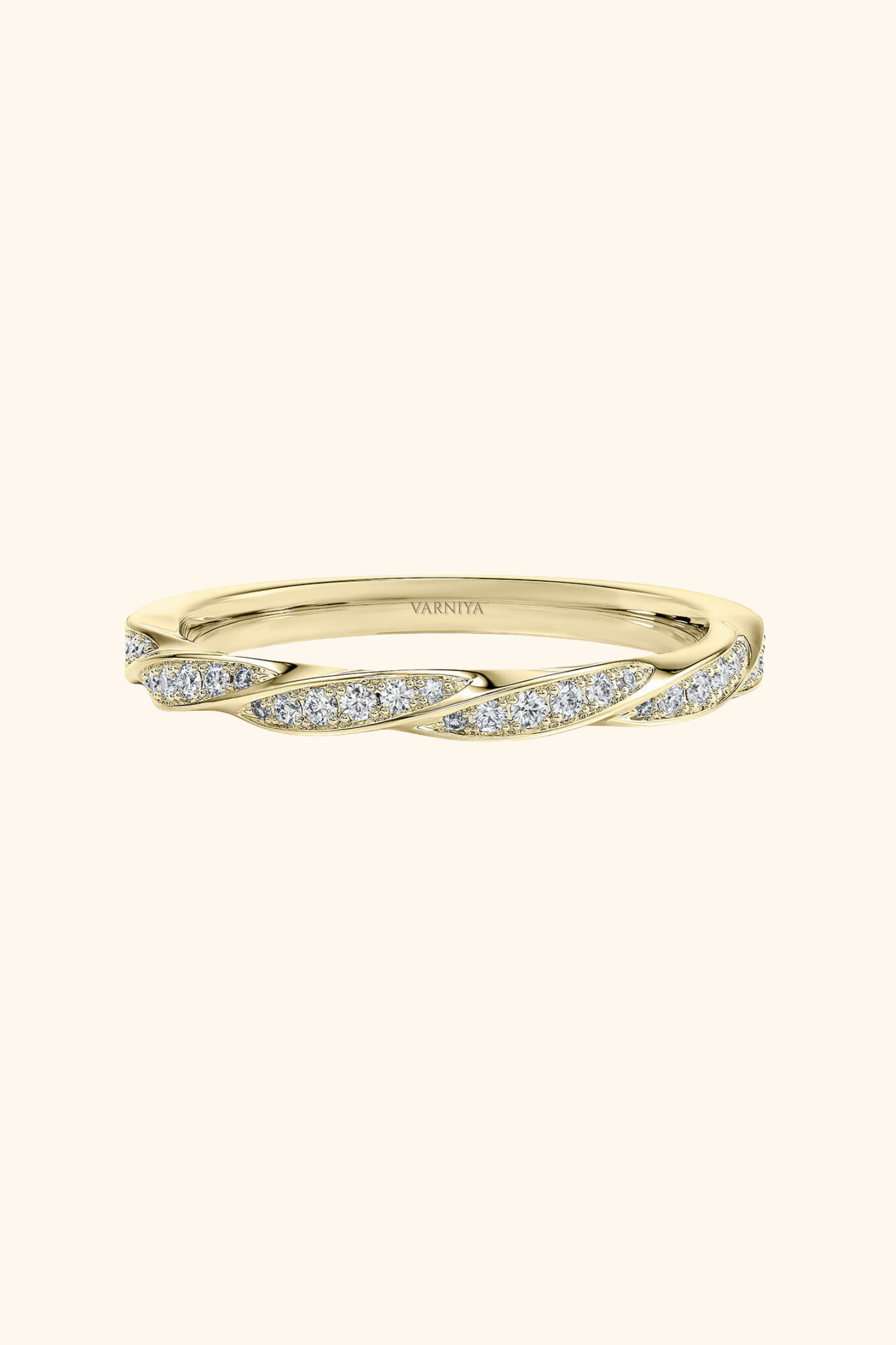 Aeon Wedding Pavé Band