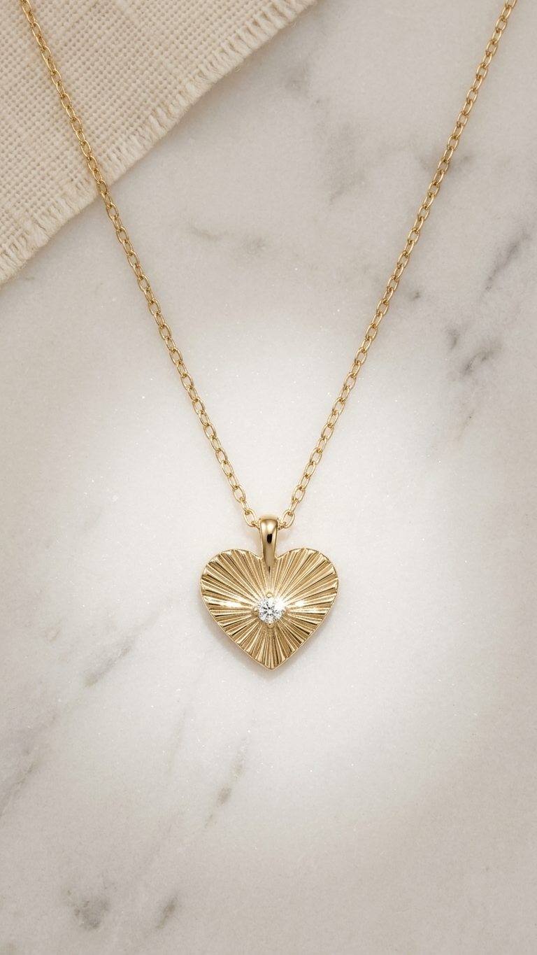 Vintage Heart Pendant